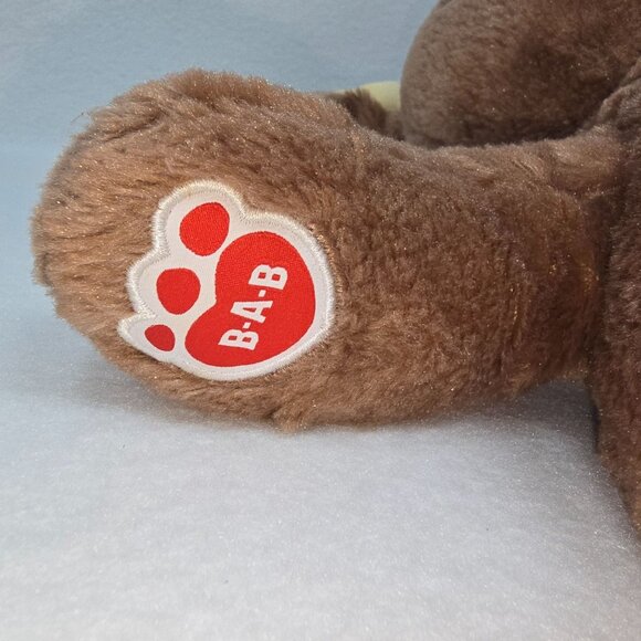 Build-A-Bear Workshop Brown Bunny Plush 16" Soft Toy With Yellow Belly & Ears - Picture 6 of 13